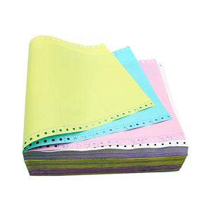 Kích thước tùy chỉnh Giấy Liên Tục 1-6 ply in máy tính hình thức tùy chỉnh NCR <span class=keywords><strong>carbonless</strong></span> tờ giấy - Product Image 1