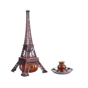 Fournitures pour bar à chicha GT, chicha à double tuyau en forme de tour <span class=keywords><strong>Eiffel</strong></span>, bol à chicha, chichas - Product Image 1