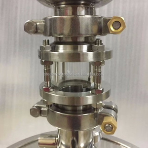 Conexión <span class=keywords><strong>de</strong></span> Tubería <span class=keywords><strong>de</strong></span> Acero Inoxidable Sanitario <span class=keywords><strong>de</strong></span> 10\" 12\" con Doble Perno y Abrazadera Triple <span class=keywords><strong>de</strong></span> Alta Presión - Product Image 4