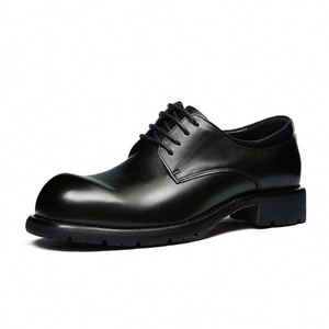 Fournisseurs de chaussures de luxe haut de gamme à vendre, chaussures Oxford pour homme en cuir de vache véritable de haute qualité, chaussures décontractées pour mariage et affaires - Product Image 3