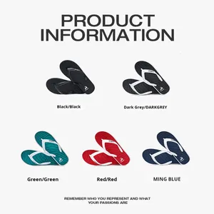 Infradito estivo di fascia alta da uomo antiscivolo antiscivolo con suola morbida sandali eleganti pantofole da spiaggia in PVC da esterno - Product Image 4