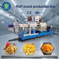 Nouvelle machine automatique électrique à grande capacité en acier inoxydable pour la fabrication de serpentins de maïs soufflé, équipement alimentaire pour snacks