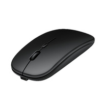 Mouse Nirkabel Optik Slim Senyap 2.4G Isi Ulang untuk Bisnis, Perjalanan, Rumah, Laptop, Desktop, Kantor