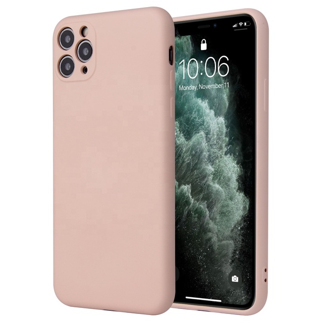 Soft Touch Original Matte TPU Silicone Rubber Phone case for iphone 12 11 Pro Max Xr X XS 6 7 8
