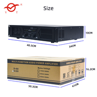 Kit de karaoké avec amplificateur de puissance audio Bluetooth, caisson de basses professionnel, amplificateur de basses