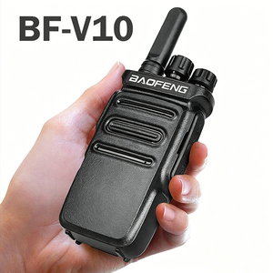 Radio bidirectionnelle portable ultra-légère Baofeng BF V10 personnalisable, 142g, double charge USB, anti-interférence claire - Product Image 3