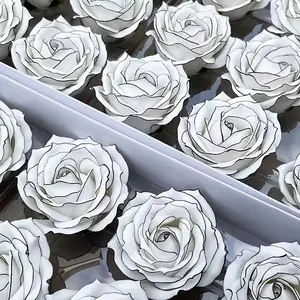 Heiligentag-Augenfärbung Seife Rosenblumenstrauß zur Dekoration und Hochzeitsgeschenk-Geschenkbox für Muttertag