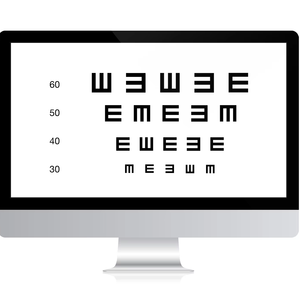 Mắt thi Máy quang học chất lượng cao Thiết bị cầm tay kỹ thuật số tầm nhìn biểu đồ kỹ thuật số thị giác sắc nét biểu đồ ưu tú - Product Image 2