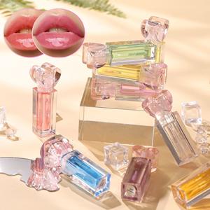 Brillo Labial Transparente Love Square Tube Symphony Fruit, Aceite Labial, Se Puede Imprimir Logotipo, Venta al por Mayor - Product Image 1