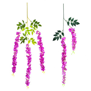 Planta Artificial de Glicinia de 30cm-100cm para Decoración de Techo en Interiores, Bodas, Planta Colgante de Seda - Product Image 5