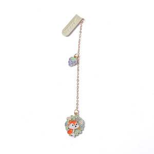 Creative New Fairy Tale Animal Design Metal Alloy Student Bookmarks Cute Page Markers and Book Clips for Promotional Use