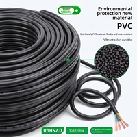 Câble d'alimentation flexible en cuivre toronné PVC 3 conducteurs 600V H05vv f RVV pour la construction de maisons