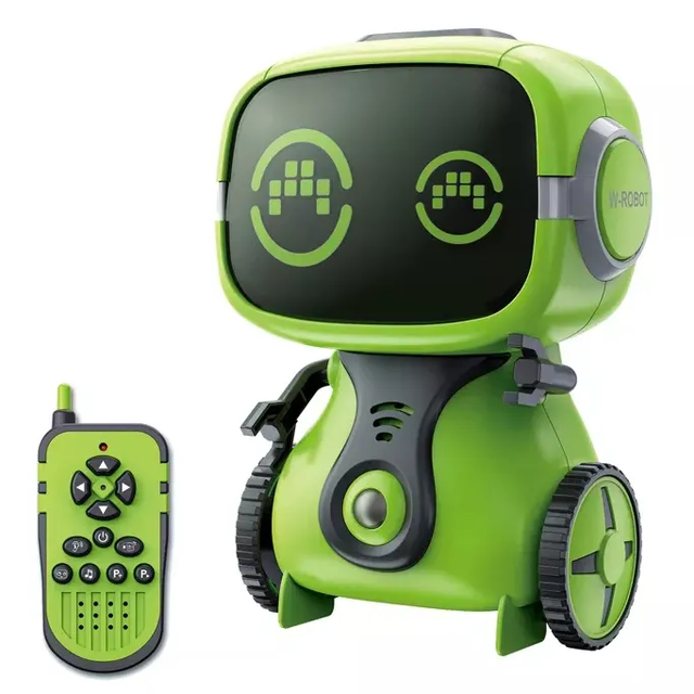 2.4G Smart Talkie Robot Educational Intelligent Robot With Intercom and Program Function Light and Music RC Robot Toy