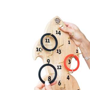 Jeu <span class=keywords><strong>de</strong></span> lancer d'anneaux en bois en promotion – Jeu familial pour enfants, idéal pour les fêtes – Catégorie <span class=keywords><strong>Jeux</strong></span> <span class=keywords><strong>de</strong></span> <span class=keywords><strong>société</strong></span> sur <span class=keywords><strong>Amazon</strong></span> - Product Image 1
