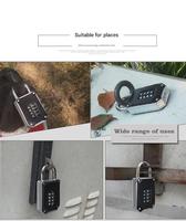 Cadenas à combinaison rectangulaire en alliage de zinc IP66 étanche à 4 chiffres, universel intérieur/extérieur, antivol pour bagages et voyages