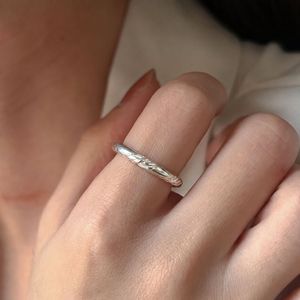 Twisted S925 Sterling <b>Silver</b> <b>Ring</b> Women's <b>Adjustable</b> Opening Minimalist Design Everyday Wear Jewelry - Product Image 5