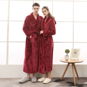Vente en gros <span class=keywords><strong>de</strong></span> peignoirs en flanelle polychrome personnalisés pour femmes, draps <span class=keywords><strong>de</strong></span> serviettes <span class=keywords><strong>de</strong></span> <span class=keywords><strong>bain</strong></span> <span class=keywords><strong>de</strong></span> luxe - Product Image 4