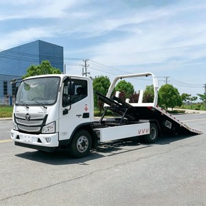 Camión Grúa de Alto Rendimiento Foton Aumark de 8 Toneladas con Plataforma Deslizante, Cabrestante de 4 Toneladas y Elevador de Ruedas - Product Image 2