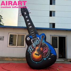Ballon publicitaire gonflable pour club de musique, Guitare gonflable géante, Modèle de guitare gonflable de haute qualité de Artair Inflatable - Product Image 3
