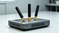 Antenne intérieure ISM Aurora Yu AN33 Mini 2,4 GHz à montage sur base, haute performance, gain 2 dBi, polarisation verticale pour connecteur mâle