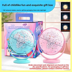Pink Plastic <strong>Globe</strong> Creative <strong>Childrens</strong> Day Elementary School Graduation Gift Glowing <strong>Globe</strong> (Gemini Model 20cm) - Product Image 2