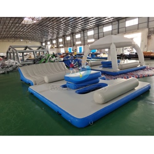 Chất lượng cao Inflatable nổi đảo nền tảng cho công viên nước tốt nhất Inflatable nổi nền tảng cho hồ - Product Image 2