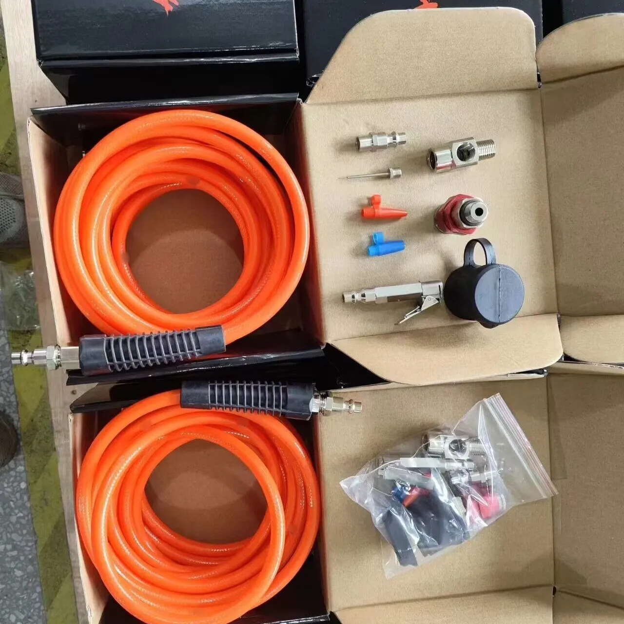 Universal On Board Systems Tire Inflation Kit with 18 Foot Air Hose and Quick Fitting