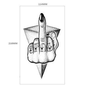 Imperméable personnalisé aigle animal 2 semaines tatouages temporaires pour adultes hommes - Product Image 3