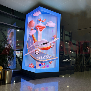 Precios a todo color a prueba de agua 3D Hd 30mm P2 P4 Tótem al aire libre Publicidad Tv Fijo Interior Led Video Panel de pared Pantalla - Product Image 6