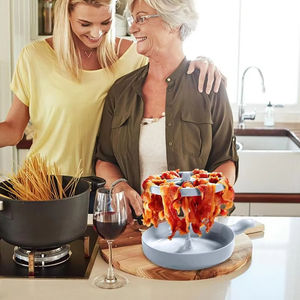 Support de cuisson rapide pour bacon au micro-ondes en plastique avec bac de récupération des graisses, facile à nettoyer, gadget de cuisine - Product Image 5