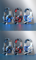 Earphone berkabel, headphone dengan mikrofon headset gaming untuk ps4/ps5/pc penghilang kebisingan