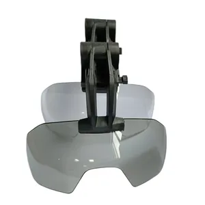 CLEAR Viper Visor Ajustable Flip ANTI FOG Lente de 3mm para casco FAST
