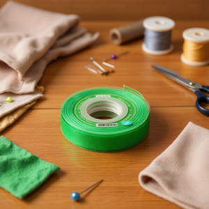 Il Nastro Gasa 2 Cm X 35 Y Verde Per Cucito E Artigianato - Product Image 3