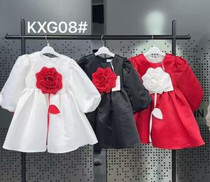Simpele stijl op maat gemaakte kinderjurk vintage grote meisjeskleding <span class=keywords><strong>preppy</strong></span> tienermeisjesjurk - Product Image 5