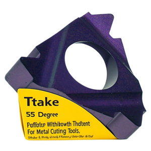 Ttake 55 Degree Full Profile Whitworth <b>Threading</b> Insert For Metal Cutting <b>Tools</b> - Product Image 2