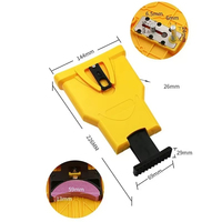 Affûteur de chaîne de tronçonneuse portable, affûtage rapide à fixer sur la guide-chaîne, outils de travail du bois