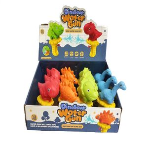 ผู้ผลิตจีนชายหาดฤดูร้อนการ์ตูนปืนฉีดน้ําขนาดเล็กของเล่นปืนฉีดน้ําไดโนเสาร์แบบมือถือ - Product Image 1