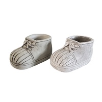Offre Spéciale : Pot de Jardinage en Ciment Façonné en Forme de Chaussure, Fait Main, Écologique, Durable, à Surface Lisse, pour Bonsaï et Cactus, Idéal pour Jardin, Balcon et Intérieur