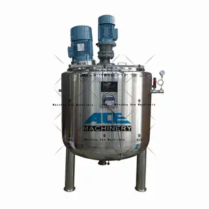 Milk Homogenizer For Yogurt High Pressure Homogenizer Laboratory 500L Mixing Tank With Homogenizer