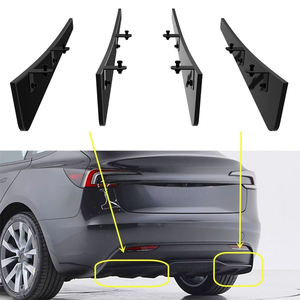 <strong>Car</strong> Rear Bumper Spoiler Lip <strong>Diffuser</strong> Modification Part For Tesla Model 3 2023-2025 Bumper Guard <strong>Protector</strong> Cover <strong>Car</strong> Accessories - Product Image 1