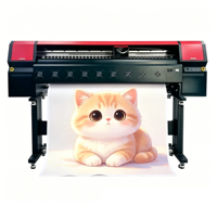 Impresora de Sublimación Longfuture de 3200 mm con Cabezal de Impresión 4H, Tinta Solvente, Impresora Semiautomática para Banderas/Pancartas, 1 Año de Garantía