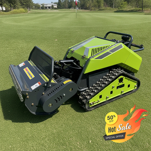 Livraison Gratuite Mini Tondeuse Robotisée à Chenilles Thermique Télécommandée Débroussailleuse Moteur Puissant pour la Coupe de l'Herbe Agricole - Product Image 3