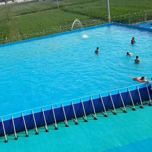 Bể Bơi Hỗ Trợ Khung Thép Tiêu Chuẩn Thương Mại 15*20*1.32M - Product Image 1