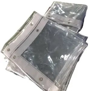PVC Plastic transparent Sheet Tarpaulin on side both Sample is available