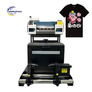 Codemarkpack A2 A3 t-shirt yazıcı pet film yazıcı xp600 kafa iimpresoras dtf textil 30cm satılık