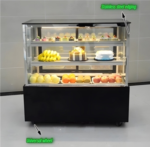 Refrigerador <span class=keywords><strong>de</strong></span> exhibición <span class=keywords><strong>de</strong></span> pasteles comercial, puerta <span class=keywords><strong>de</strong></span> <span class=keywords><strong>vidrio</strong></span>, escaparate <span class=keywords><strong>de</strong></span> panadería, Enfriador <span class=keywords><strong>de</strong></span> pastelería, tienda, gabinete <span class=keywords><strong>de</strong></span> postres, equipo, <span class=keywords><strong>vitrina</strong></span> <span class=keywords><strong>de</strong></span> pasteles - Product Image 5