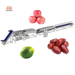 2022 otomatik patates muz elma ve limon tarihleri yıkama derecelendirme sıralama hattı meyve yıkama makinesi ağda makinesi - Product Image 1