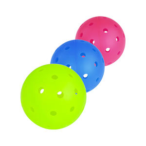 Оптовые экологичные мячи для пиклбола с 40 отверстиями, 74 мм, для использования в помещении и на улице, с возможностью нанесения логотипа - Product Image 3