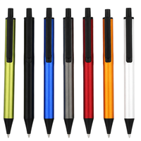 Stylo bille en métal rechargeable 0,5 mm avec clip, idéal pour le bureau, l'école et les cadeaux promotionnels