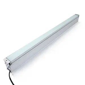 Projecteur LED linéaire encastrable, éclairage d'extérieur, étanchéité IP67, encastrable dans le sol
